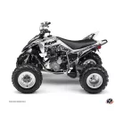 Karosszéria védő dekor matrica készlet Quad YAMAHA Predator Fehér Széria