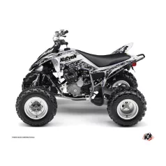   Karosszéria védő dekor matrica készlet Quad YAMAHA Predator Fehér Széria
