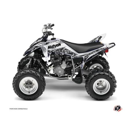 Karosszéria védő dekor matrica készlet Quad YAMAHA Predator Fehér Széria