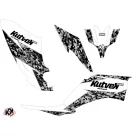 Karosszéria védő dekor matrica készlet Quad YAMAHA Predator Fehér Széria