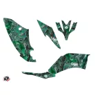 Karosszéria védő dekor matrica készlet Quad YAMAHA Camo Zöld Széria