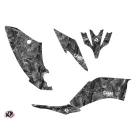Karosszéria védő dekor matrica készlet Quad YAMAHA Camo Szürke Széria