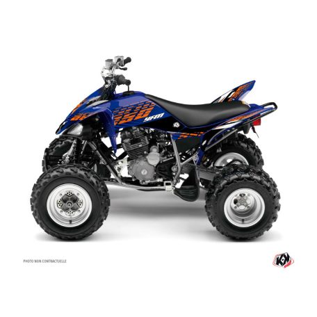 Karosszéria védő dekor matrica készlet Quad YAMAHA Flow Narancs Széria