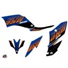Karosszéria védő dekor matrica készlet Quad YAMAHA Flow Narancs Széria