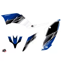   Karosszéria védő dekor matrica készlet Quad YAMAHA Stripe Kék Széria