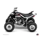 Karosszéria védő dekor matrica készlet Quad YAMAHA Corporate Fekete Széria