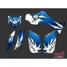 Karosszéria védő dekor matrica készlet Quad YAMAHA Graff Kék Széria