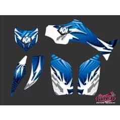  Karosszéria védő dekor matrica készlet Quad YAMAHA Graff Kék Széria