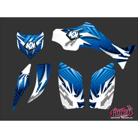 Karosszéria védő dekor matrica készlet Quad YAMAHA Graff Kék Széria