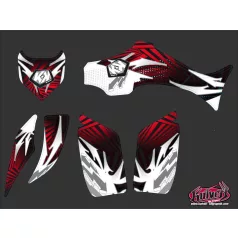   Karosszéria védő dekor matrica készlet Quad YAMAHA Graff Piros Széria