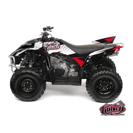 Karosszéria védő dekor matrica készlet Quad YAMAHA Factory Piros Széria
