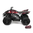 Karosszéria védő dekor matrica készlet Quad YAMAHA Demon Piros Széria