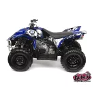 Karosszéria védő dekor matrica készlet Quad YAMAHA Trash Fekete/Kék Széria