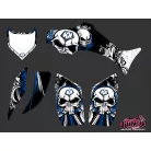 Karosszéria védő dekor matrica készlet Quad YAMAHA Trash Fekete/Kék Széria