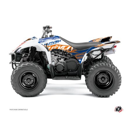 Karosszéria védő dekor matrica készlet Quad YAMAHA Eraser Kék/Narancs Széria