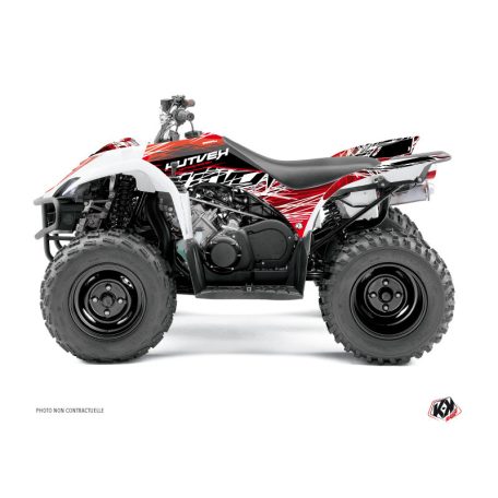 Karosszéria védő dekor matrica készlet Quad YAMAHA Eraser Piros/Fehér Széria