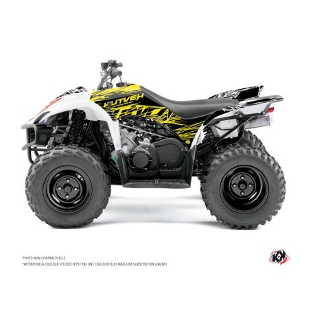 Karosszéria védő dekor matrica készlet Quad YAMAHA Eraser fluo Sárga Széria