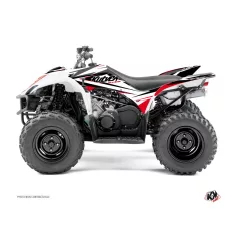   Karosszéria védő dekor matrica készlet Quad YAMAHA Stage Fekete/Piros Széria