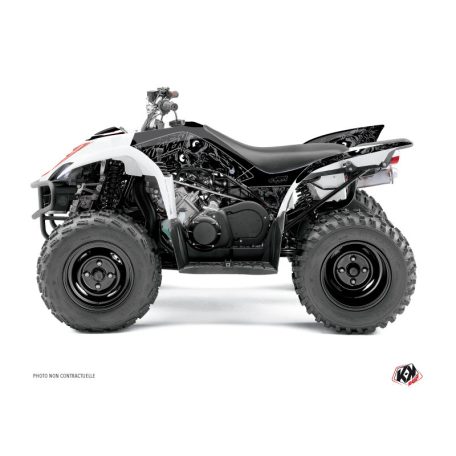 Karosszéria védő dekor matrica készlet Quad YAMAHA Zombies dark Fekete Széria