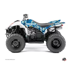   Karosszéria védő dekor matrica készlet Quad YAMAHA Freegun eyed Kék Széria