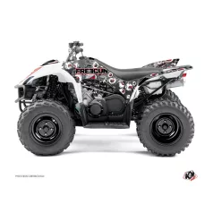   Karosszéria védő dekor matrica készlet Quad YAMAHA Freegun eyed Piros Széria