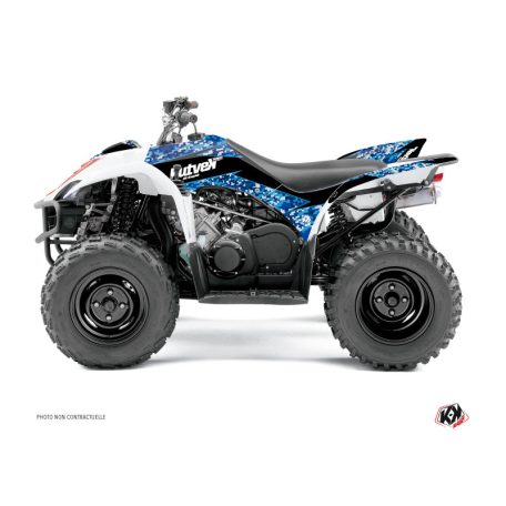 Karosszéria védő dekor matrica készlet Quad YAMAHA Predator Kék Széria