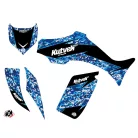 Karosszéria védő dekor matrica készlet Quad YAMAHA Predator Kék Széria