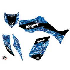   Karosszéria védő dekor matrica készlet Quad YAMAHA Predator Kék Széria