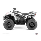 Karosszéria védő dekor matrica készlet Quad YAMAHA Predator Fehér Széria