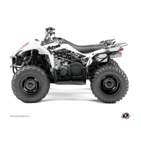 Karosszéria védő dekor matrica készlet Quad YAMAHA Predator Fehér Széria