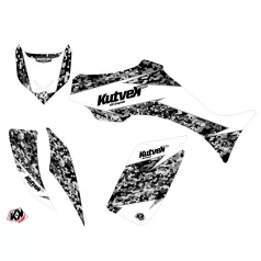   Karosszéria védő dekor matrica készlet Quad YAMAHA Predator Fehér Széria
