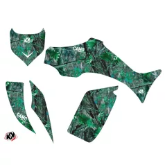   Karosszéria védő dekor matrica készlet Quad YAMAHA Camo Zöld Széria