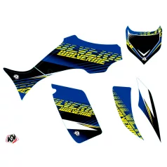   Karosszéria védő dekor matrica készlet Quad YAMAHA Flow Sárga Széria