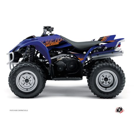 Karosszéria védő dekor matrica készlet Quad YAMAHA Flow Narancs Széria