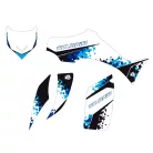 Karosszéria védő dekor matrica készlet Quad YAMAHA Hangtown Kék Széria