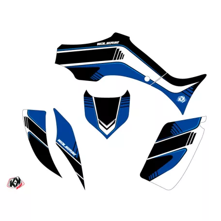 Karosszéria védő dekor matrica készlet Quad YAMAHA Corporate Kék Széria