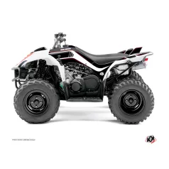  Karosszéria védő dekor matrica készlet Quad YAMAHA Corporate Fekete Széria