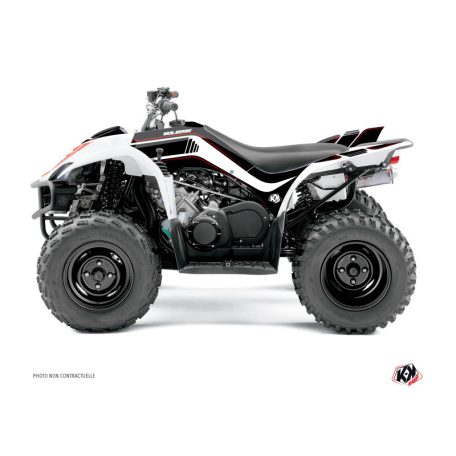 Karosszéria védő dekor matrica készlet Quad YAMAHA Corporate Fekete Széria