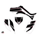 Karosszéria védő dekor matrica készlet Quad YAMAHA Corporate Fekete Széria