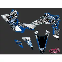   Karosszéria védő dekor matrica készlet Quad YAMAHA Demon Kék Széria