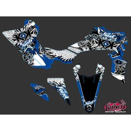 Karosszéria védő dekor matrica készlet Quad YAMAHA Demon Kék Széria