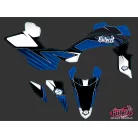 Karosszéria védő dekor matrica készlet Quad YAMAHA Factory Kék Széria