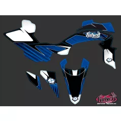   Karosszéria védő dekor matrica készlet Quad YAMAHA Factory Kék Széria