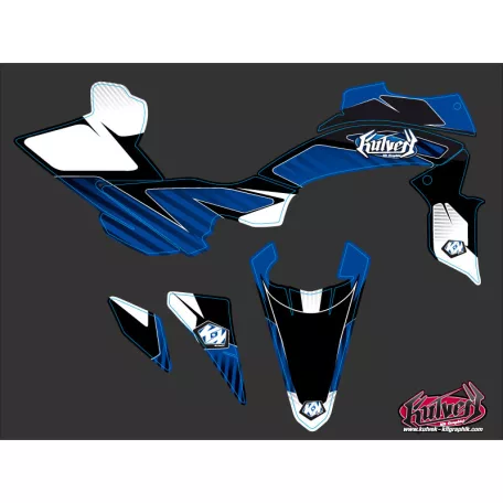 Karosszéria védő dekor matrica készlet Quad YAMAHA Factory Kék Széria