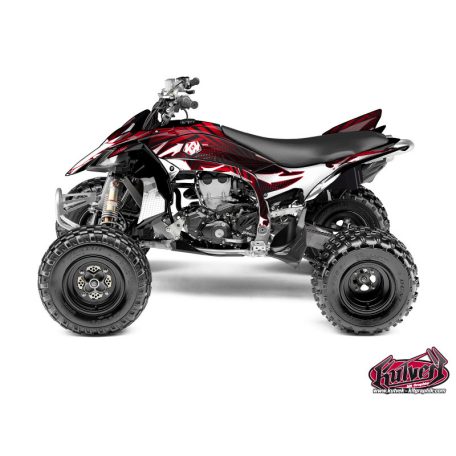 Karosszéria védő dekor matrica készlet Quad YAMAHA Graff Piros Széria