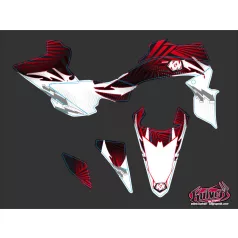   Karosszéria védő dekor matrica készlet Quad YAMAHA Graff Piros Széria
