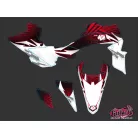 Karosszéria védő dekor matrica készlet Quad YAMAHA Graff Piros Széria