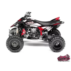   Karosszéria védő dekor matrica készlet Quad YAMAHA Factory Piros Széria
