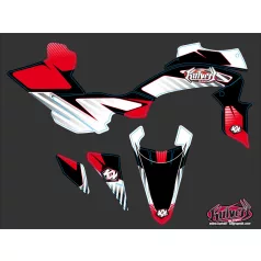   Karosszéria védő dekor matrica készlet Quad YAMAHA Factory Piros Széria