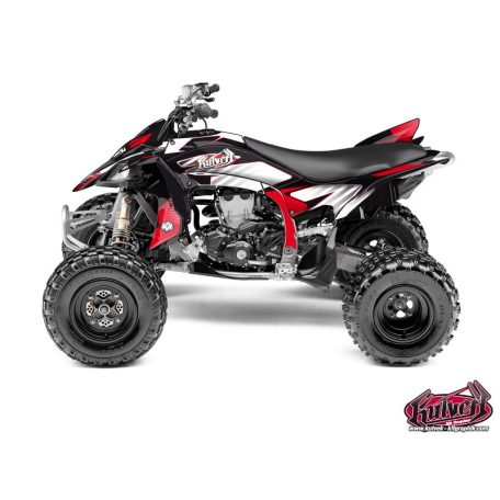 Karosszéria védő dekor matrica készlet Quad YAMAHA Factory Piros Széria